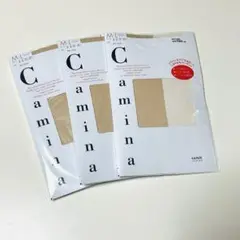 【新品未開封】ストッキング M~Lサイズ 3足組 グンゼ Camina キャミナ