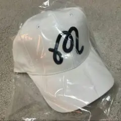 新品　マルボンゴルフ　malbon golf マーカ付きキャップ　新品　ホワイト