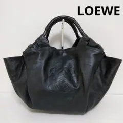 ABE10 ロエベ 美品 ナッパアイレ ハンドバッグ ゴールド金具