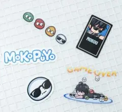 もこう ぷよぷよ ステッカー もこぷよ MOKOPUYO ハイゲ 無人島