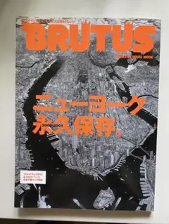 BRUTUS ニューヨーク永久保存。