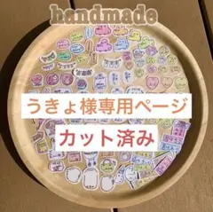 ʜᴀɴᴅᴍᴀᴅᴇマタニティフレークシール　 母子手帳 アルバム　シール　A6