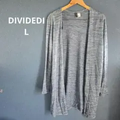 DIVIDEDI H＆M 【L】オープンフロントカーディガン ブルー