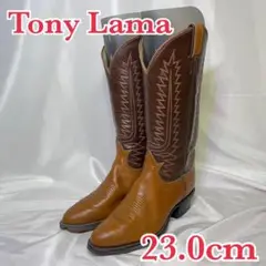 ソール欠けあり Tony Lama ブーツ ウエスタン ミドル丈 カウガール