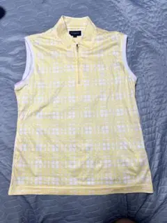 BURBERRY GOLF イエロー チェック柄 L