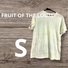 匿名配送✨FRUIT OF THE LOOM ライトグリーン Tシャツ Sサイズ