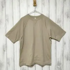UNIQLO ユニクロ (M)　ラグランスリーブ クルーネックTシャツ　5分袖