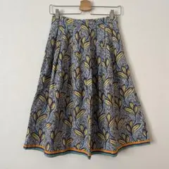 ZARA ボタニカル柄　スカート