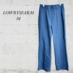【LOWRYSFARM 】【M】スラックスパンツ　シンプル　ウエストゴム
