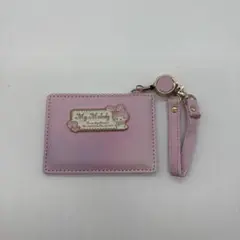 マイメロディ リール付き定期入れ ピンク