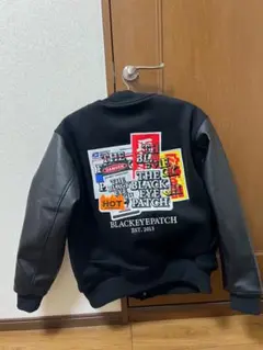 専用！！極美品✨　ブラックアイパッチ　スタジャン　レザー　刺繍ロゴ　パイル　L 2025年最新】blackeyepatch スタジャンの人気アイテム - メルカリ
