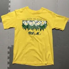 Made in USA anvil 伊集ぬ花Tシャツ　イエロー　黄色　古着