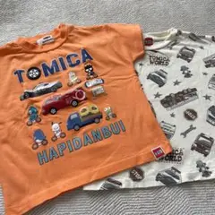 100センチ　トミカ　はぴだんぶいコラボTシャツ