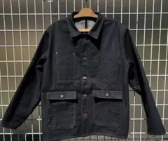 XL - 宮城県製 岡山デニム 15オンス セルビッチ 生機（キバタ）デニム