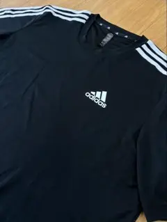 adidas アディダス メンズ トップス Tシャツ ブラック サイズ　2XL
