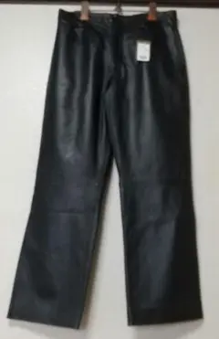 革 皮 レディース パンツ