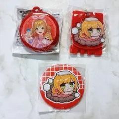 DMM 温泉スクラッチ セフィナ ボイスキーホルダ 缶バッジ アクキー