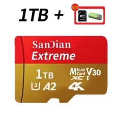 【新品未使用】オリジナル　マイクロSD 1TB