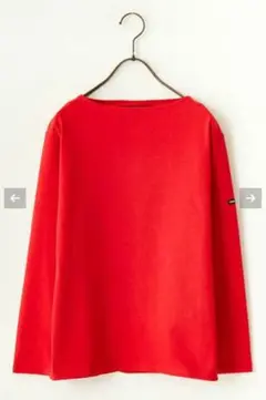 SAINT JAMES レッド 長袖 Tシャツ