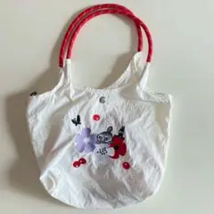 ムーミン ショルダーバッグ刺繍トート ２wayバッグ