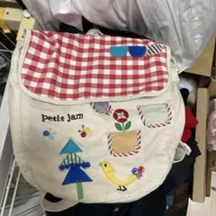 petit jam リュック とり ボタン