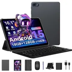 TABWEE【Android 15 タブレット セットwi-fiモデル】10イン