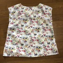 Jéchichi 花柄 ノースリーブシャツ