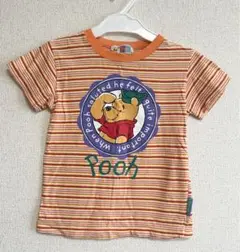 くまのプーさん　Pooh　レトロ　ディズニー　半袖Tシャツ　110　ヴィンテージ