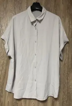 GU ライトベージュ 半袖シャツ XL