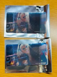 キンツア ラージフォーマット限定入場者特典 黒川冷　今昔みまもりカード2枚セット