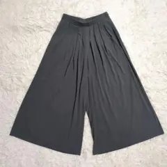 美品 ユニクロ UNIQLO クレープジャージースカートパンツ M