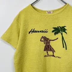 WARE HOUSE パイル　インサイドアウト　Tシャツ　イエロー　38