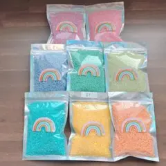 センサリープレイʕ•̫͡•ʔカラフルライス　カラーライス　100g