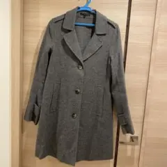 theory カシミヤ混 ダブルフェイスコート