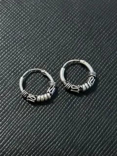 SILVER925 フープピアス