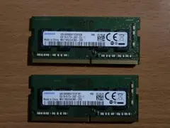 PCパーツ　ノート用メモリ　PC4-2400T 4GB 2枚