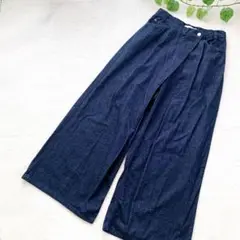 極美品★変形シルエット 岡山デニム ワイドパンツ L 倉敷 BRAPPERS