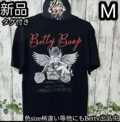 バイカー М Betty Boop ベティ・ブープ Tシャツ バイク 天使