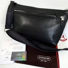 極美品 コーチ COACH ショルダーバッグ メンズ レザー 黒 F54796 楽天市場】コーチ ショルダーバッグ f54796（バッグ・小物