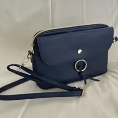 grove ショルダーバッグ ネイビー ショルダー取り外し可 2way