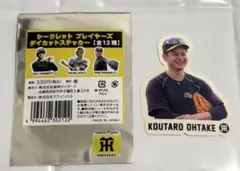 阪神タイガース 大竹耕太郎 選手 シークレットステッカー 新品未使用
