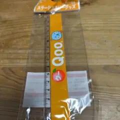 Qoo. キャラクター 定規 オレンジ