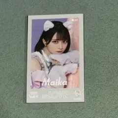 イコラブ　佐々木舞香　ミニフォトカード　レア　猫衣装　vol.9 LOVE イコラブ ミニフォト ミニフォトカード vol.9 佐々木舞香