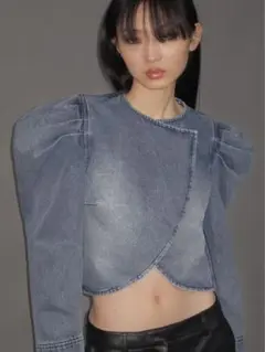 JOSIE DENIM JACKET  bibiy  デニムジャケット bibiy /JOSIE DENIM JACKET /新品タグ付き