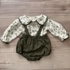 サロペット　セットアップ　80 女の子