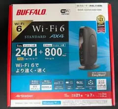 【美品】BUFFALO Wi-Fiルーター WSR-3200AX4B