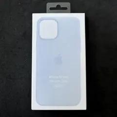 iPhone12mini クラウドブルー　シリコン アップル　Apple 純正