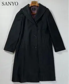 【美品】SANYO サンヨー カシミヤコート カシミヤ100% サイズ11