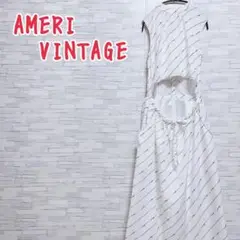 【未使用】 AMERI VINTAGE ロゴ ドレス ワンピース