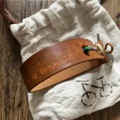 ★新品★45R【アンリークイール】本革ブレスレット アンリークイール HENRY CUIR ブレスレット - メルカリ